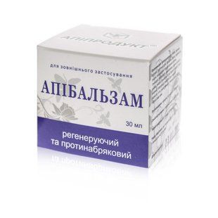 Апибальзам регенерирующий и противоотечный 30мл (синий)